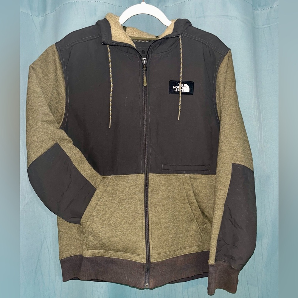 The North Face Two-Tone Black and Olive Jacket